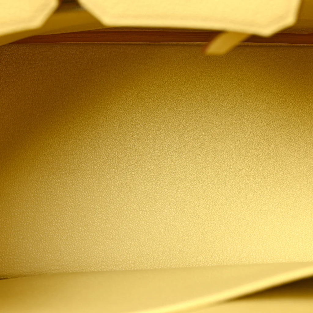 Hermès Birkin 25 Jaune Poussin Togo Palladium Hardware