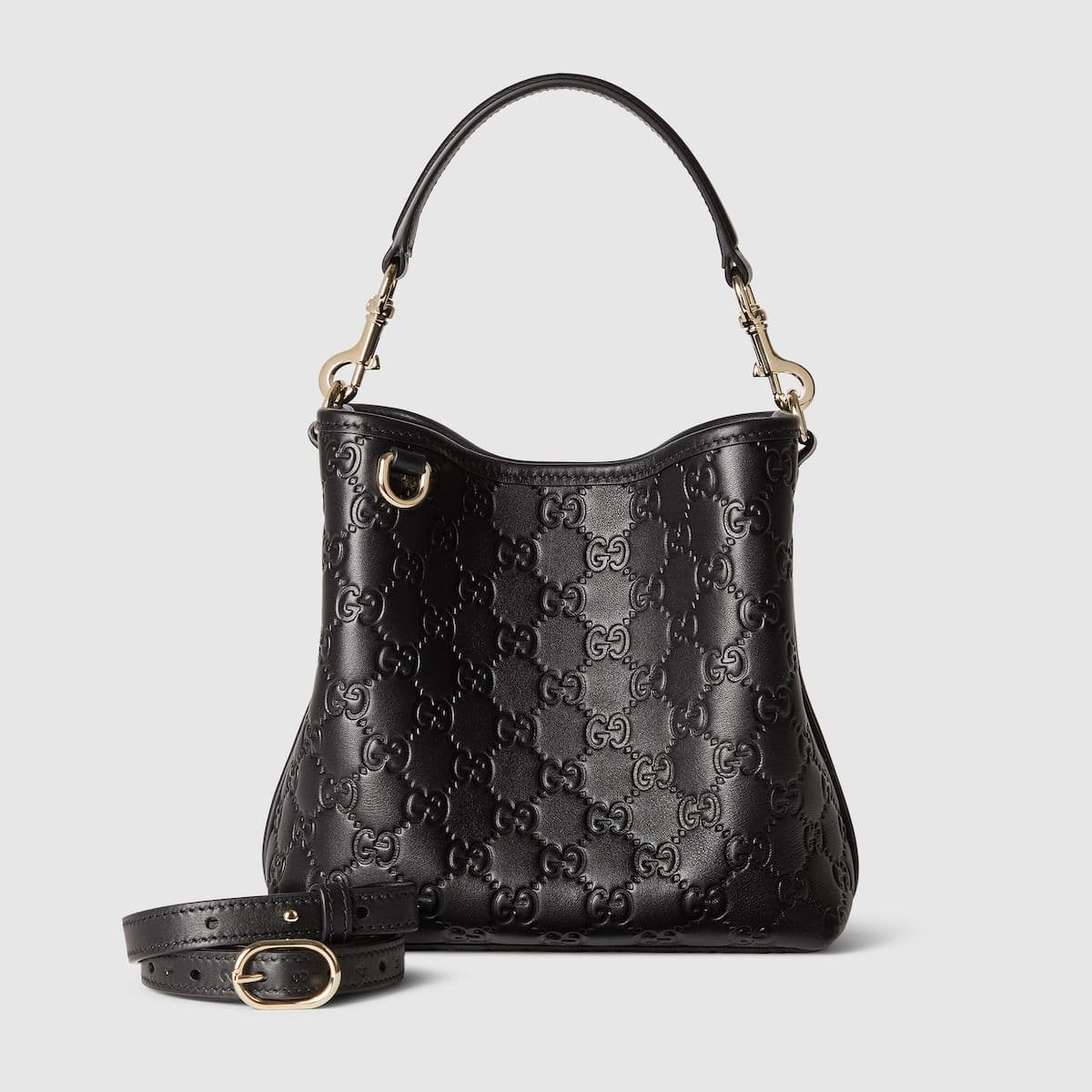 Gucci Emblem small bucket bag