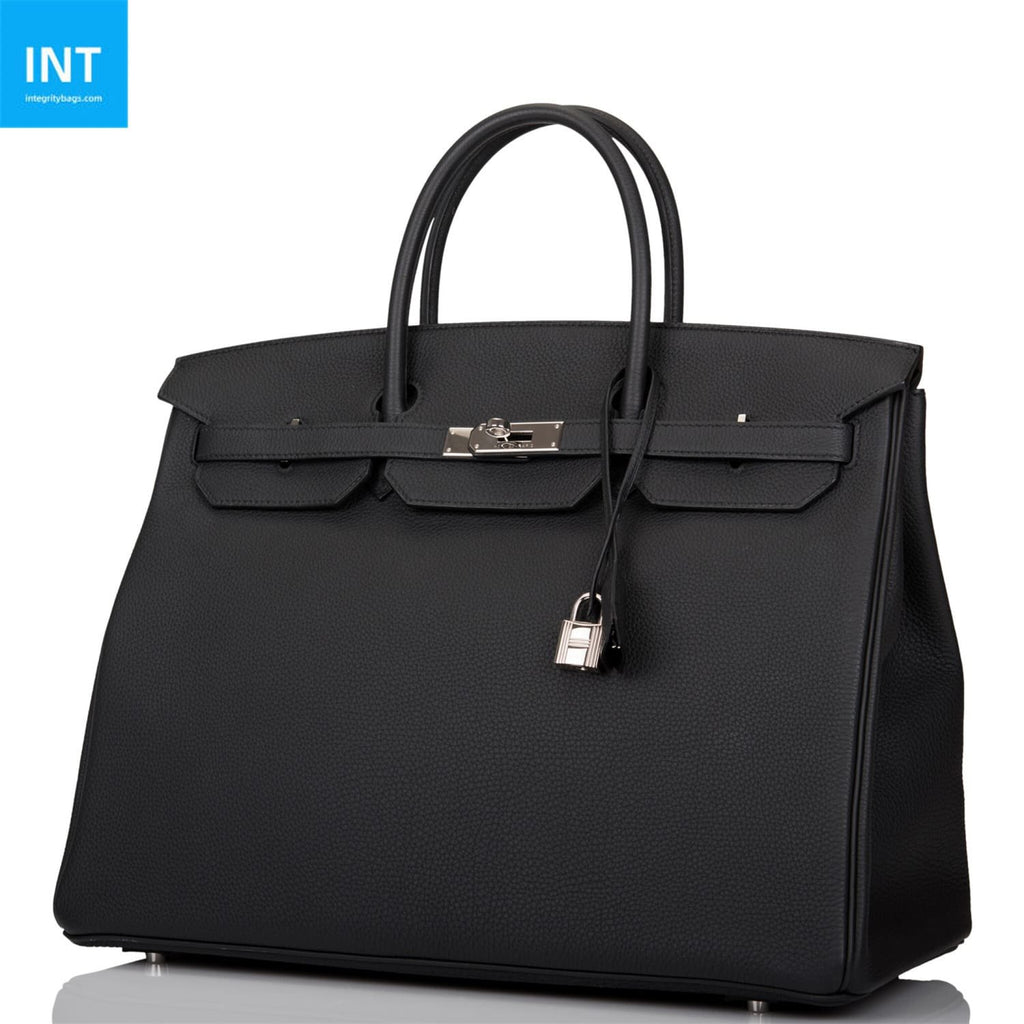Hermès Birkin 40 Black Togo Palladium Hardware