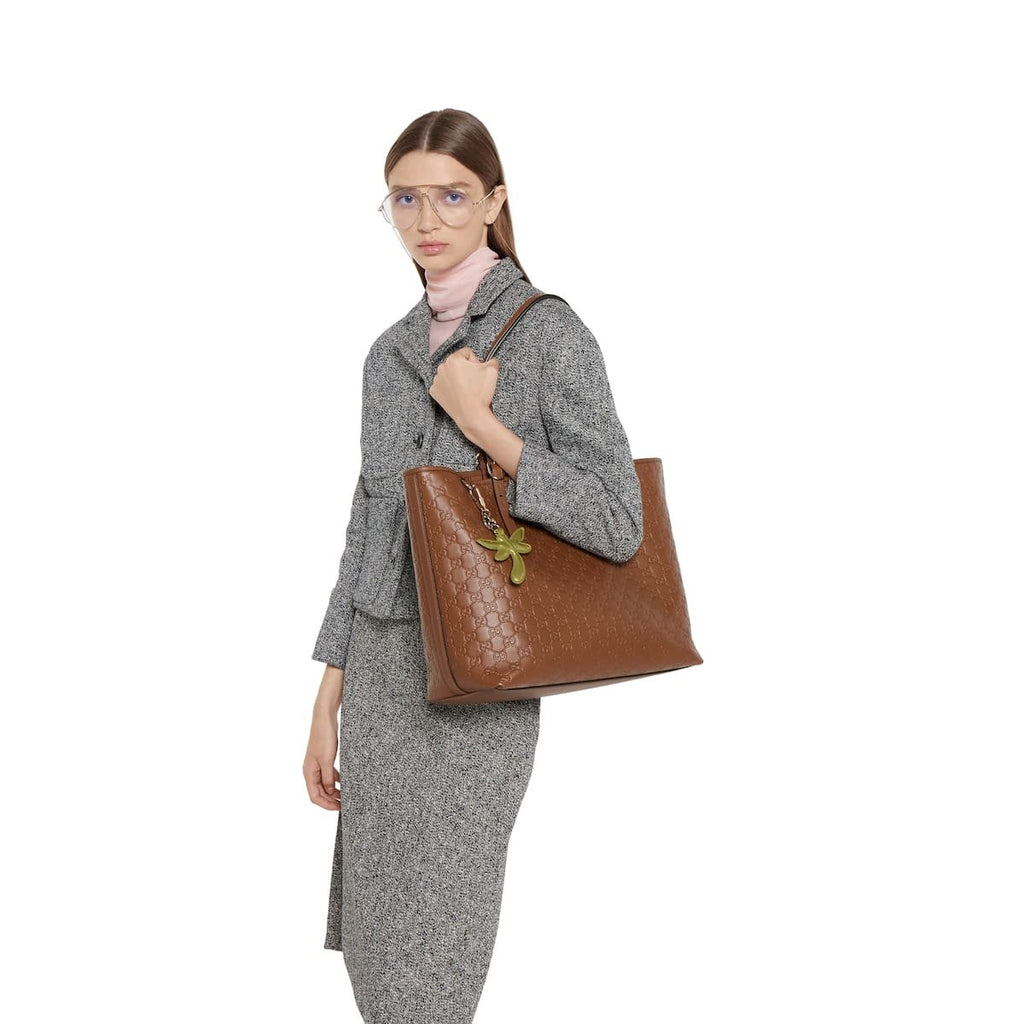Gucci Emblem large tote bag