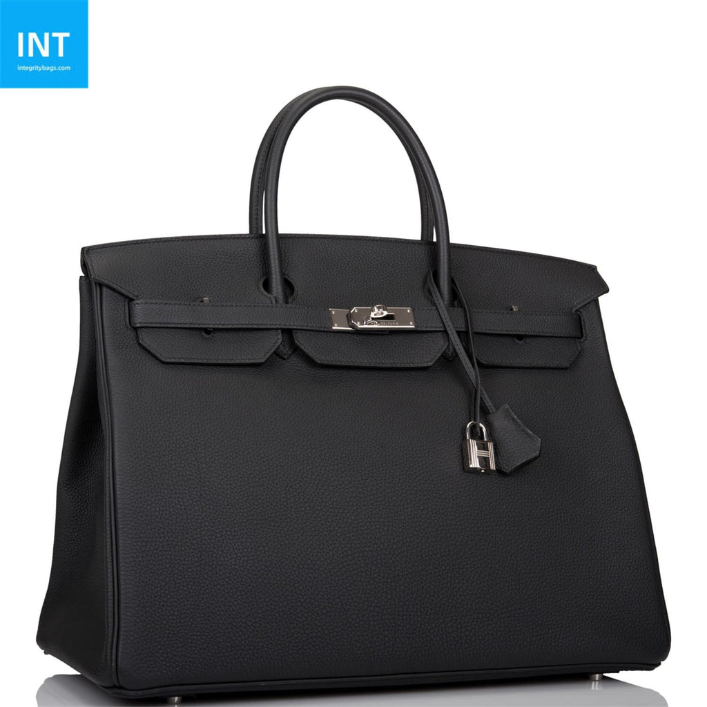 Hermès Birkin 40 Black Togo Palladium Hardware