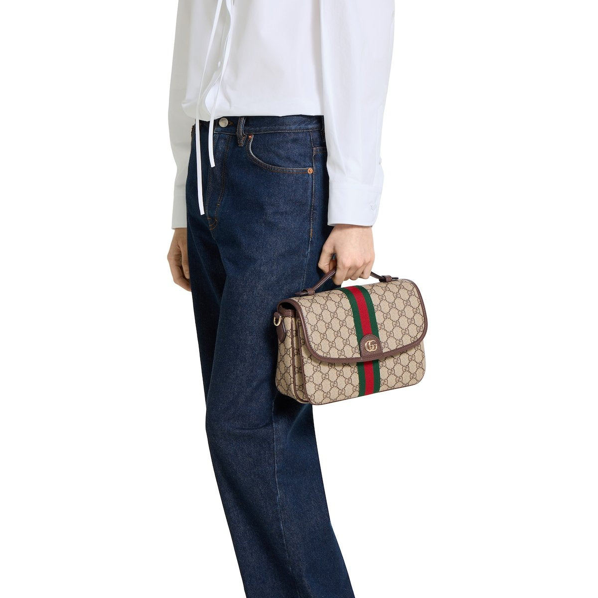 Gucci Ophidia medium top handle bag