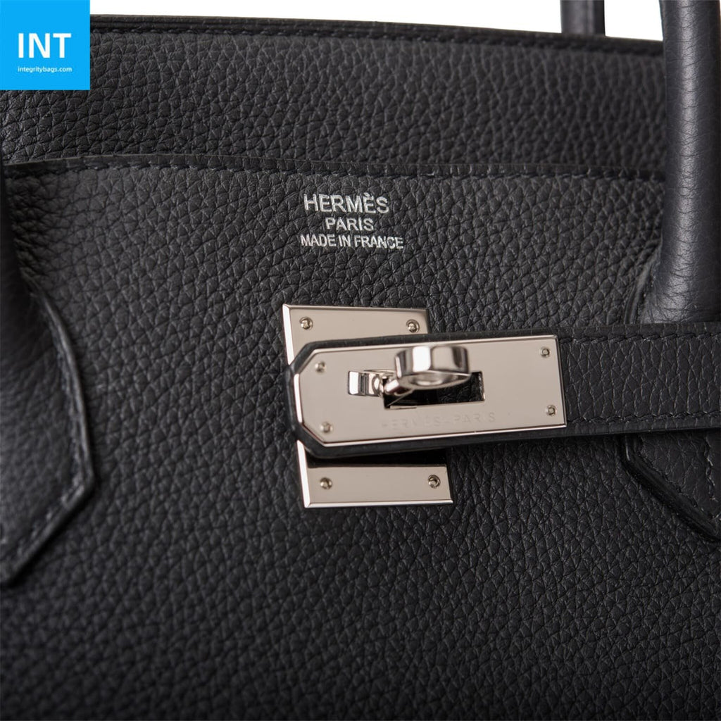 Hermès Birkin 40 Black Togo Palladium Hardware