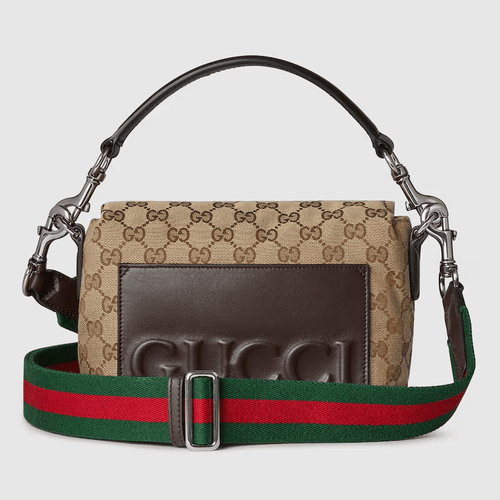 Gucci canvas small crossbody bag