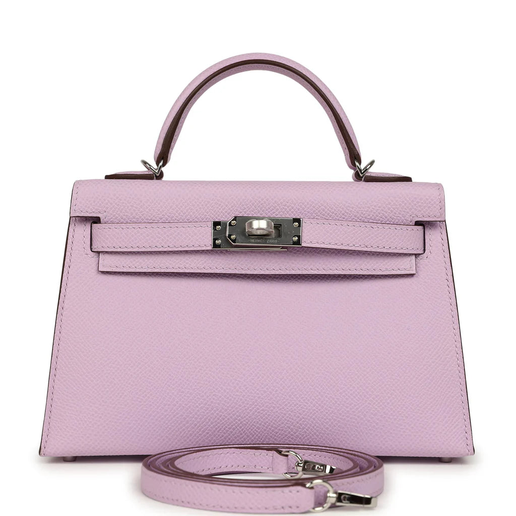 Hermès Kelly Sellier 20 Guimauve Epsom Palladium Hardware
