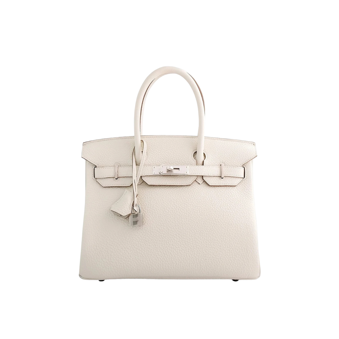 Hermès Birkin 30 Togo Mushroom Palladiumbeschläge