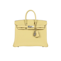 Hermès Birkin 25 Jaune Poussin Togo Palladium Hardware