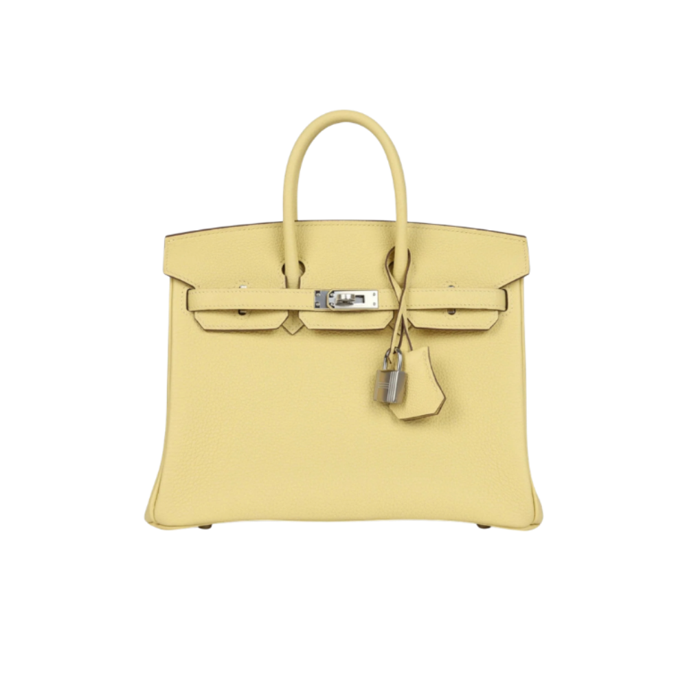 Hermès Birkin 25 Jaune Poussin Togo Palladium Hardware