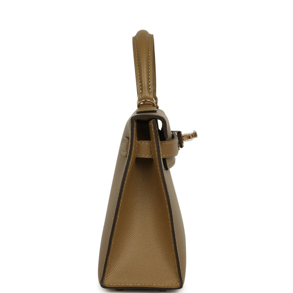 Hermès Kelly Sellier 20 Dune Madame Permabrass Hardware