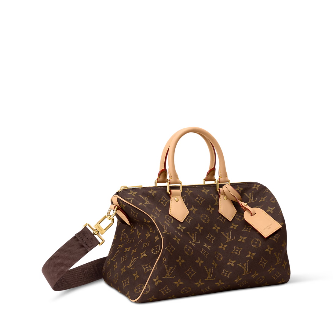 Speedy 30 Bandoulière Louis Vuitton Silk Tech