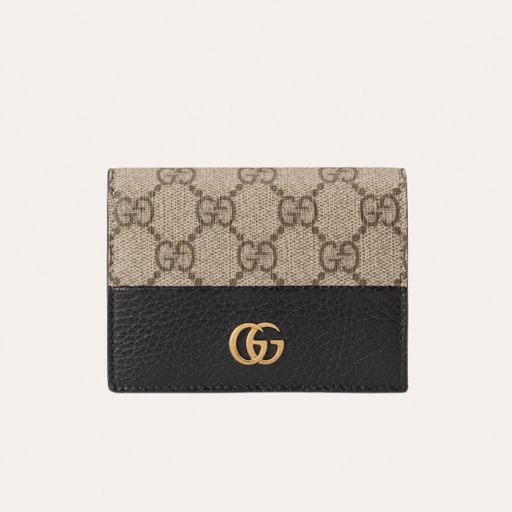 Gucci Marmont bi-color card case wallet