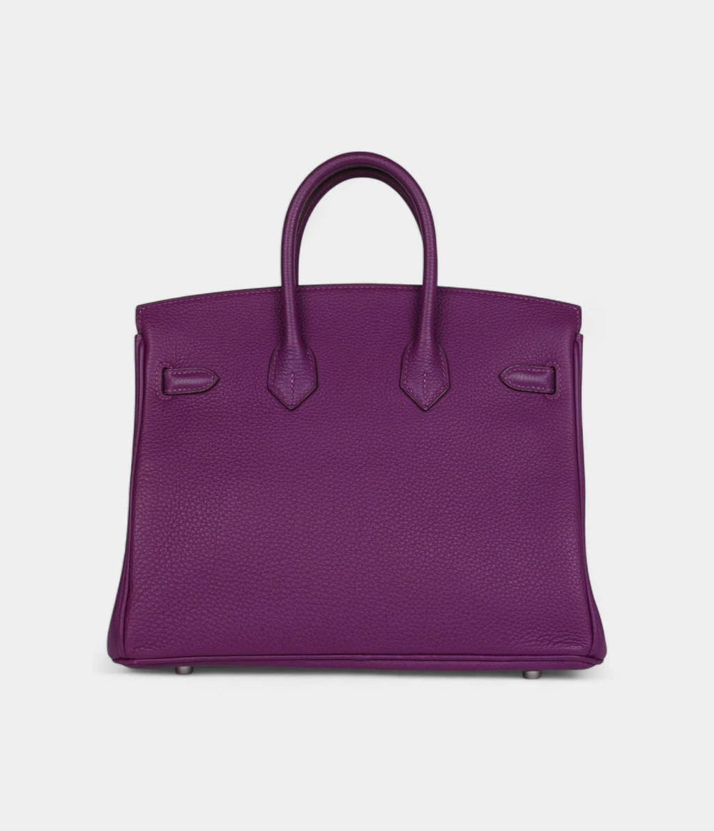 Hermès Birkin 25 Anemone Togo Palladium Hardware