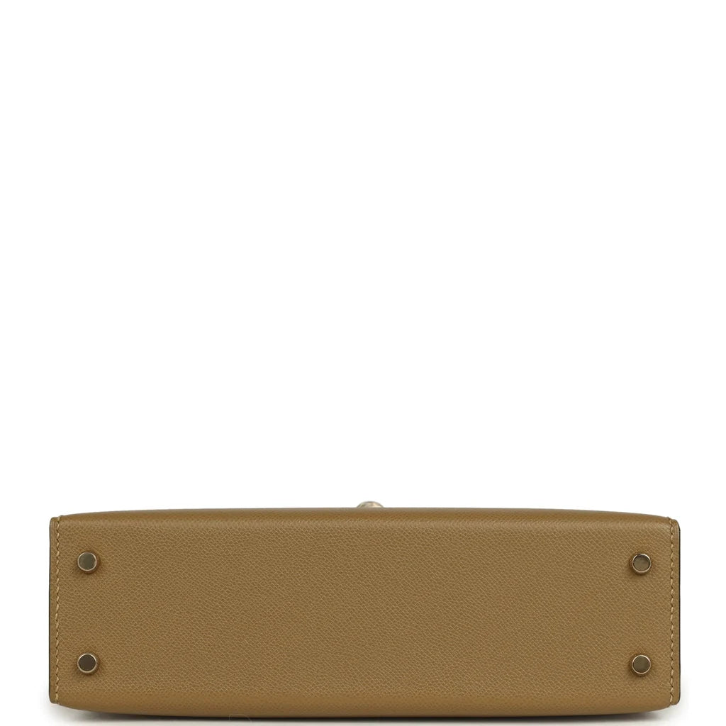 Hermès Kelly Sellier 20 Dune Madame Permabrass Hardware