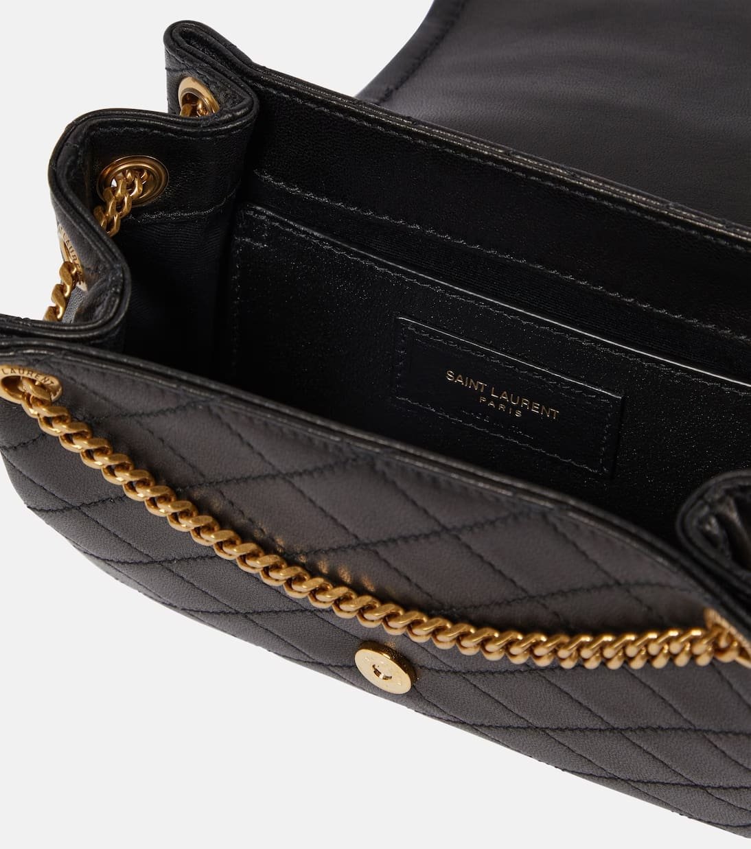 Saint Laurent Nolita Mini leather shoulder bag