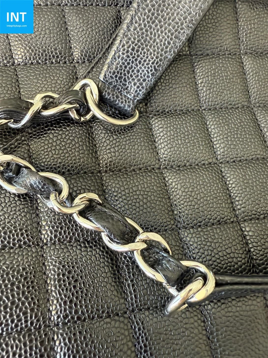 CHANEL Grand Shopping Tote Black Caviar Leather