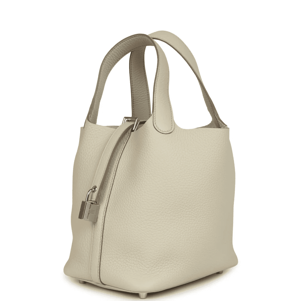Hermès Picotin Lock 18 Beton Clemence Palladium Hardware