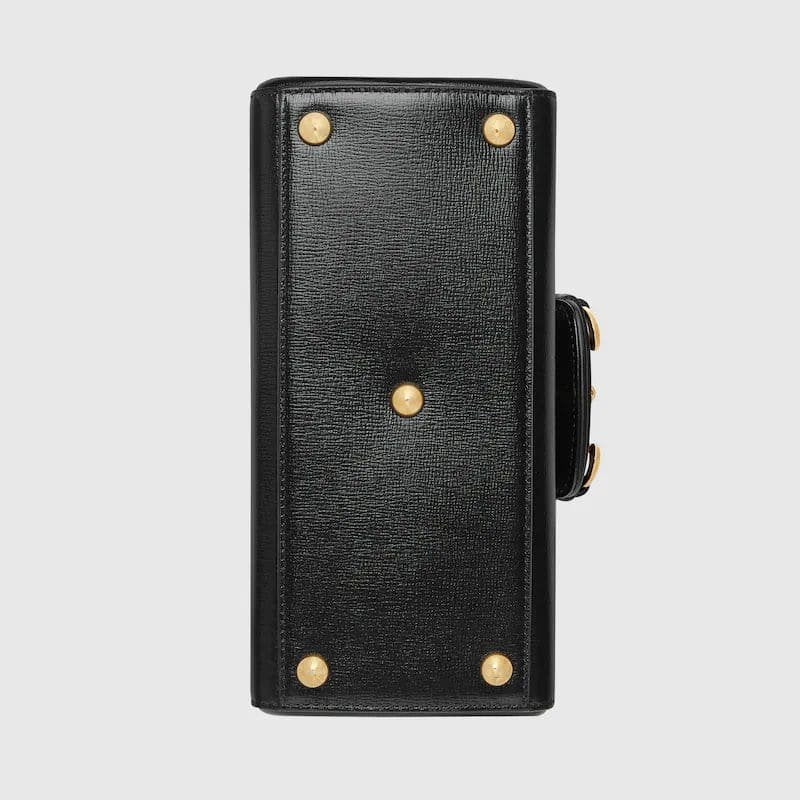 GUCCI HORSEBIT 1955 MINI BAG (BLACK)