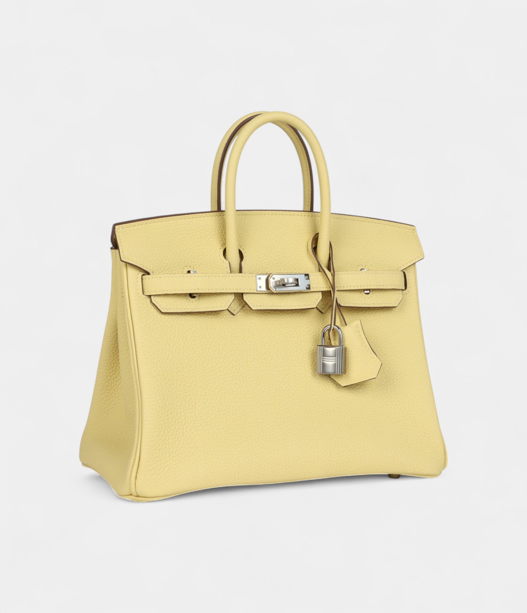 Hermès Birkin 25 Jaune Poussin Togo Palladium Hardware