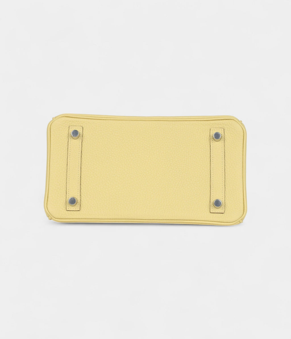 Hermès Birkin 25 Jaune Poussin Togo Palladium Hardware