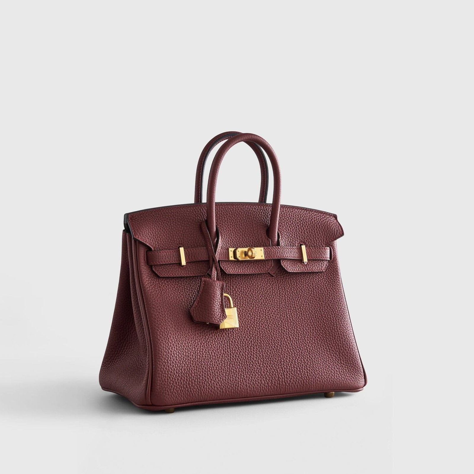 Hermès Birkin 25 Togo Rouge Sellier Retourne Gold Hardware