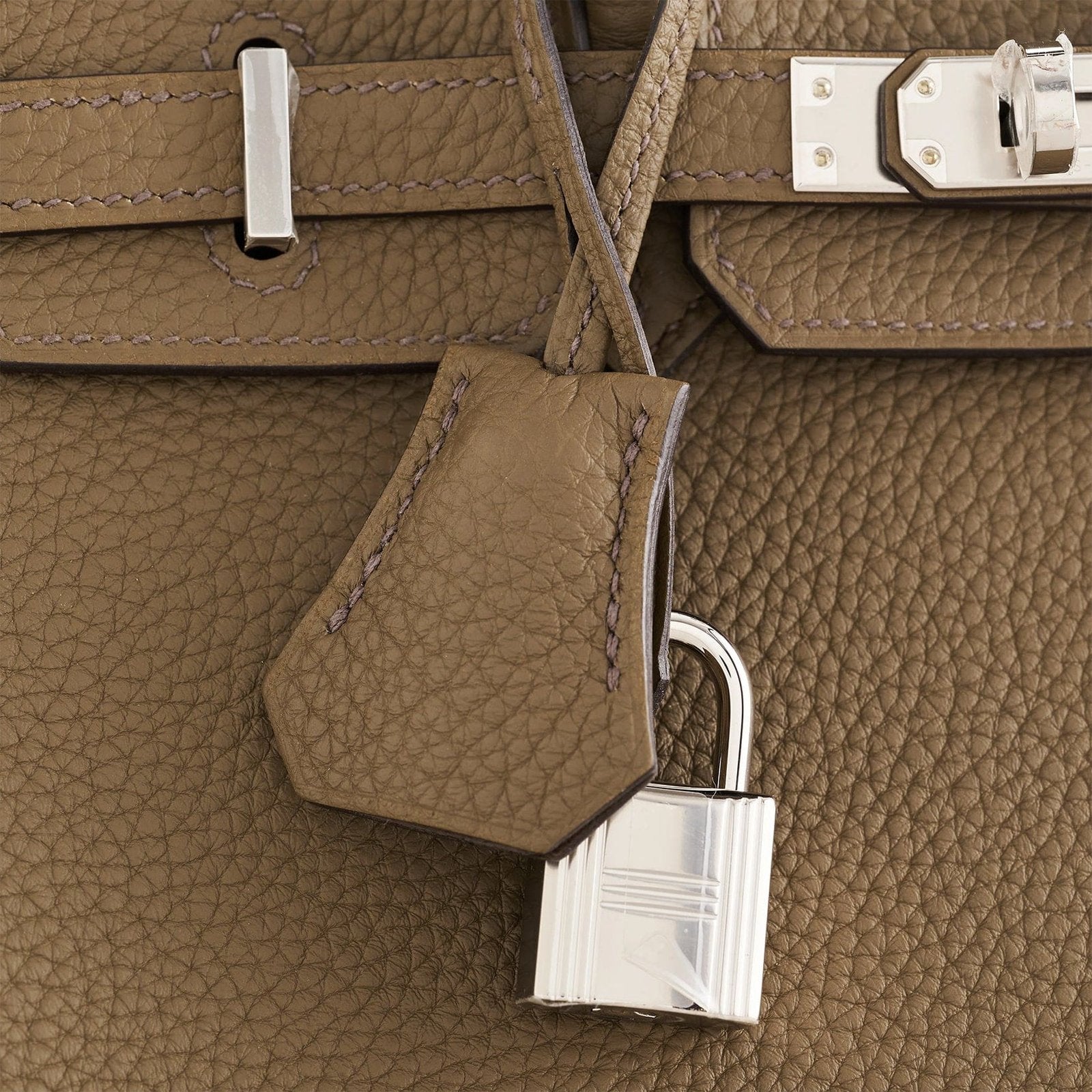 Hermès Birkin 25 Togo Toundra Palladium Hardware