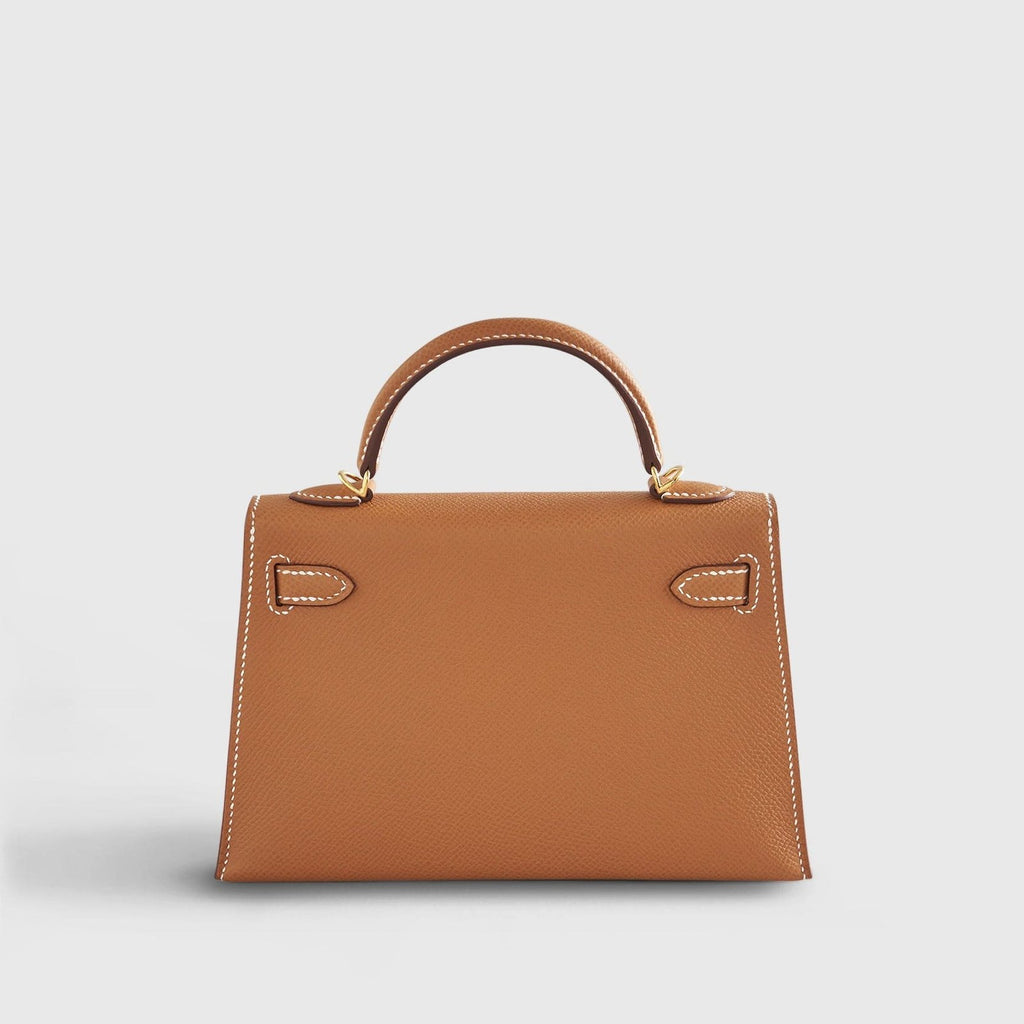 Hermès Kelly Mini Epsom Gold Sellier Gold Hardware
