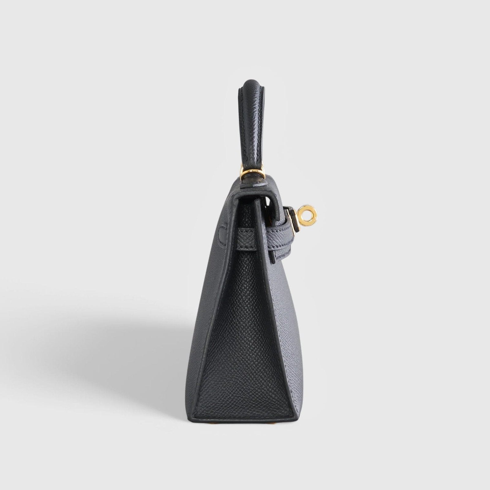 Hermès Kelly Mini Epsom Sellier Black Gold Hardware