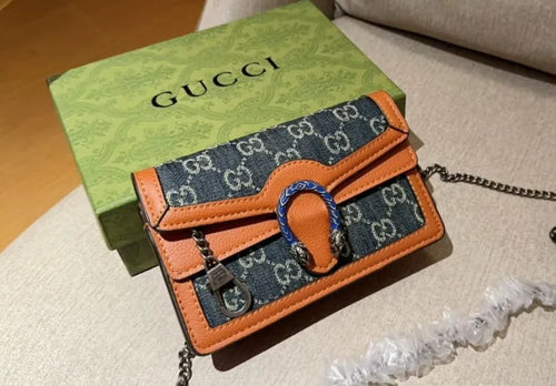 GUCCI DIONYSUS BAG GG DENIM SUPER MIN