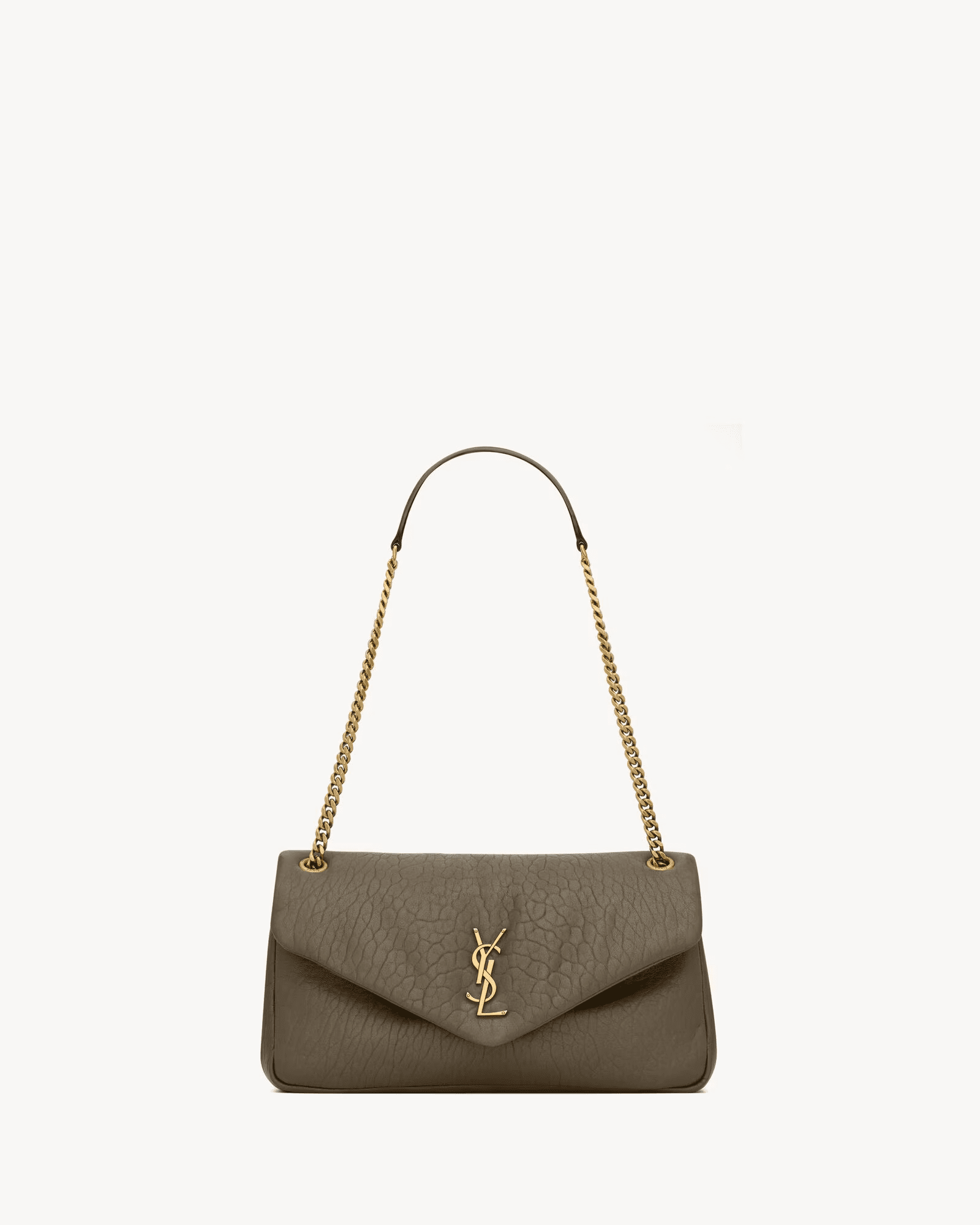 Saint Laurent CALYPSO medium in grained lambskin