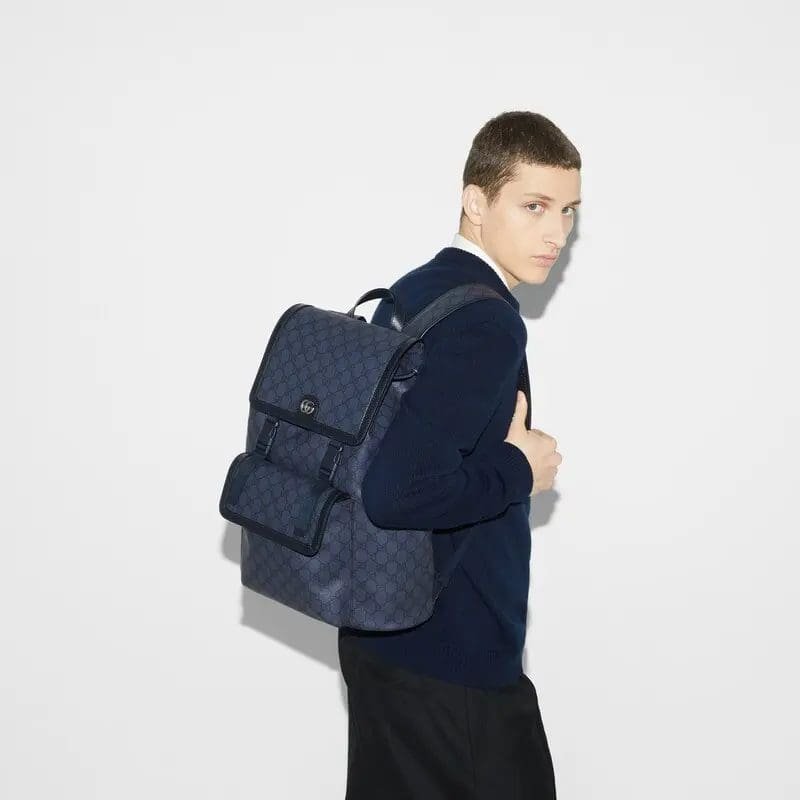 GUCCI OPHIDIA LARGE GG BACKPACK