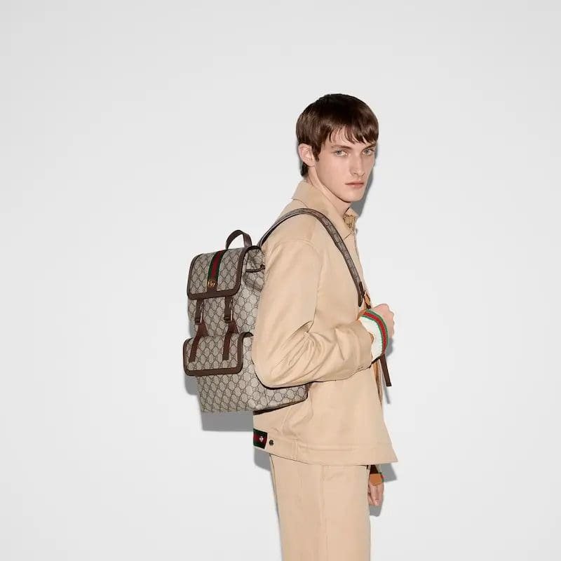 GUCCI OPHIDIA SMALL GG BACKPACK