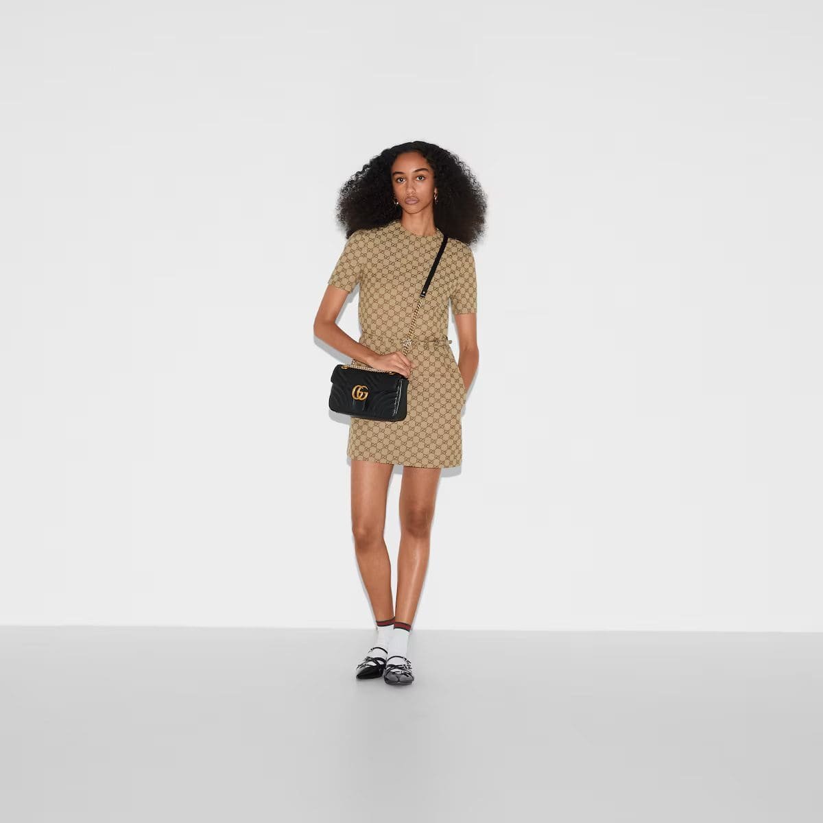 GUCCI MARMONT SMALL MATELASSÉ SHOULDER BAG