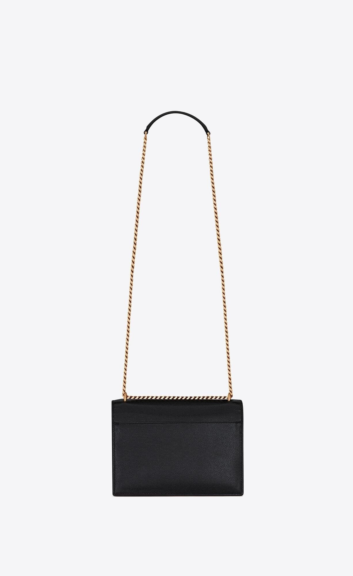 Saint Laurent SUNSET MEDIUM BARK TEXTURED EMBOSSED HANDBAG