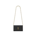SAINT LAURENT LAMBSKIN CASSANDRE CHAIN WALLET